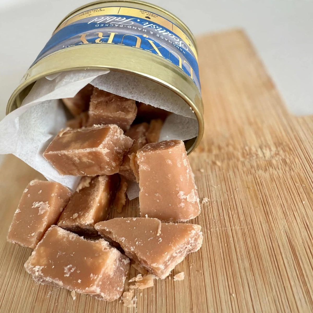 Handmade Scottish Tablet Gift Tin | Traditional Edinburgh Sweet