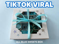 Blue sweets gift box. TikTok viral sweets. All Blue sweets mix.